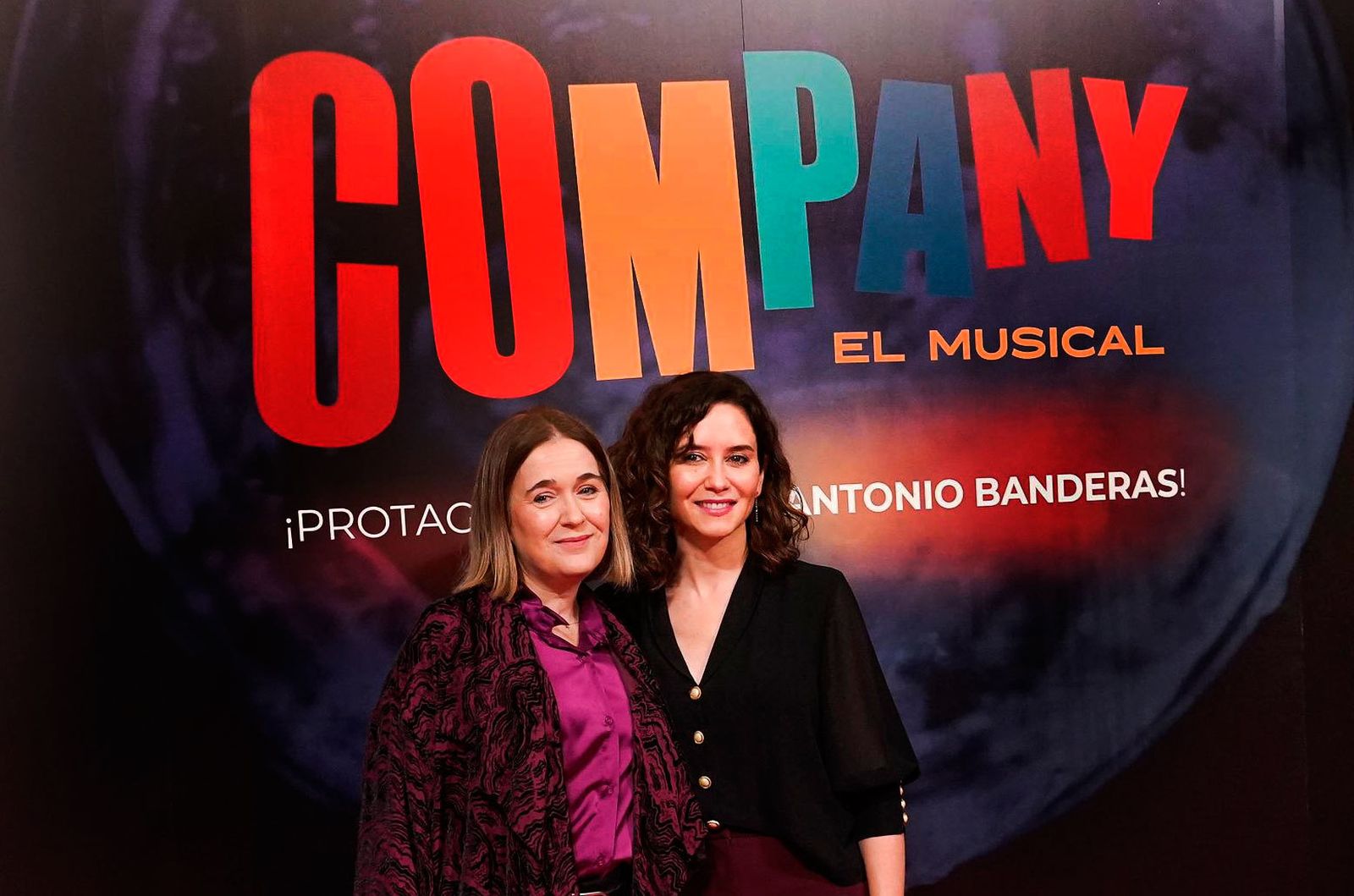 Isabel Díaz Ayuso y Marta Rivera de la  Cruz, en la reinauguración del Teatro Albéniz