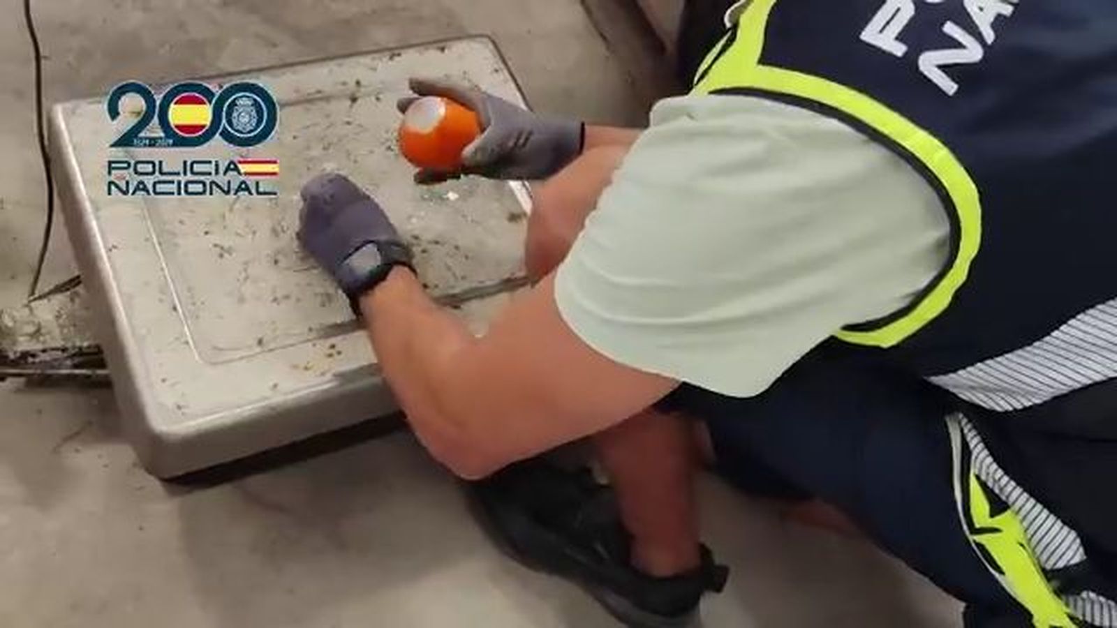 Los 'fruteros de la droga': la Policía les pilla con 3.500 kg de hachís convertido en naranjas