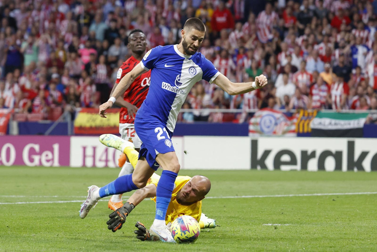 Carrasco marca ante el Mallorca