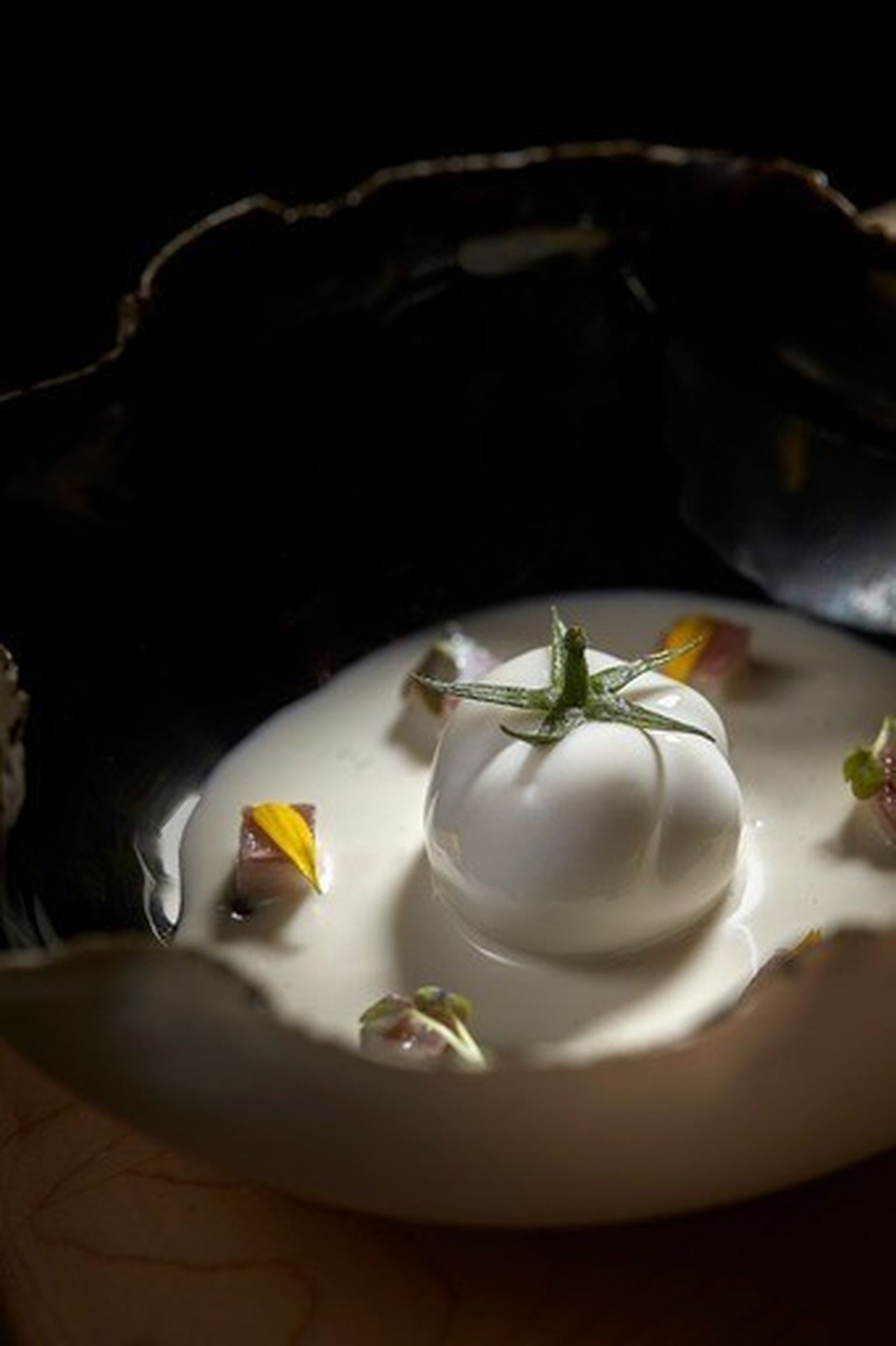 Elaboración del chef Dani García en su resturante Smoked Room