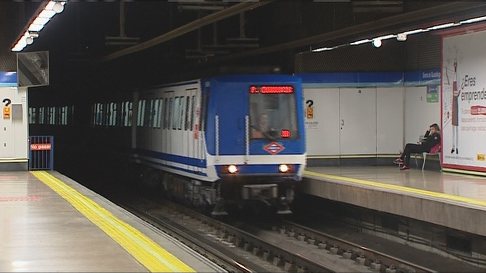 Una nueva jornada de paros este sábado en las líneas impares del Metro
