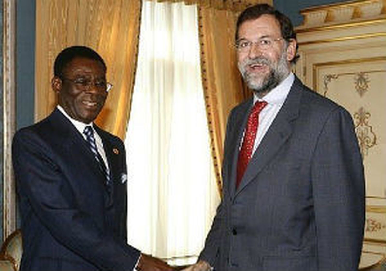 Obiang y Rajoy