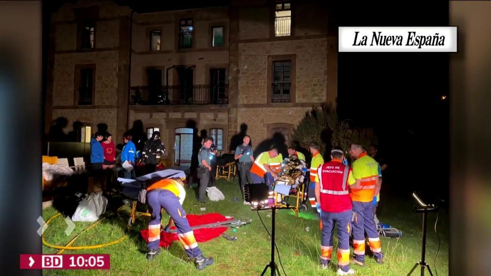 Incendio en una residencia de ancianos en Siero (Asturias)