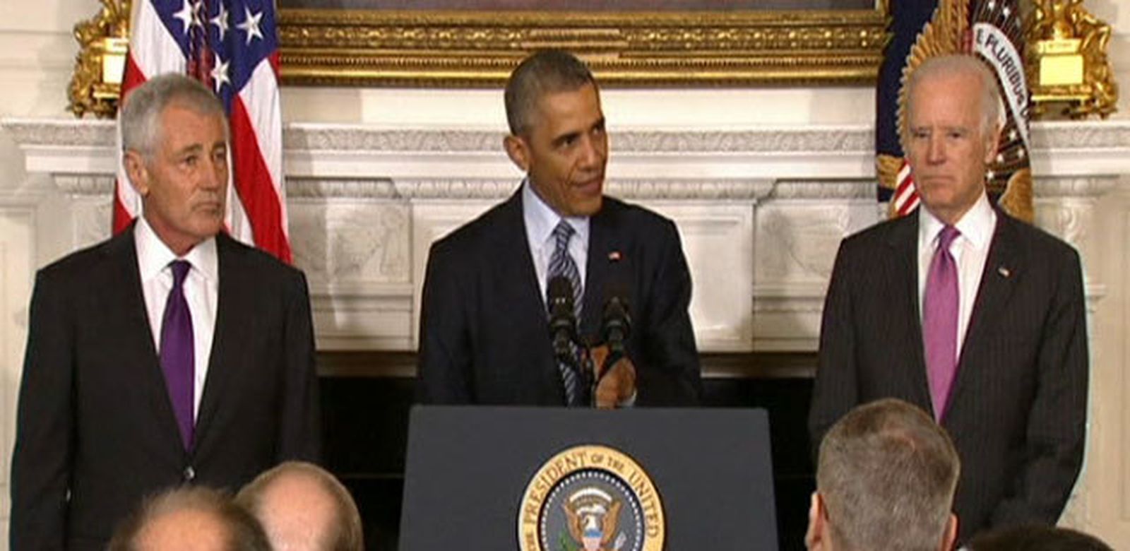 Obama compareció en la Casa Blanca
