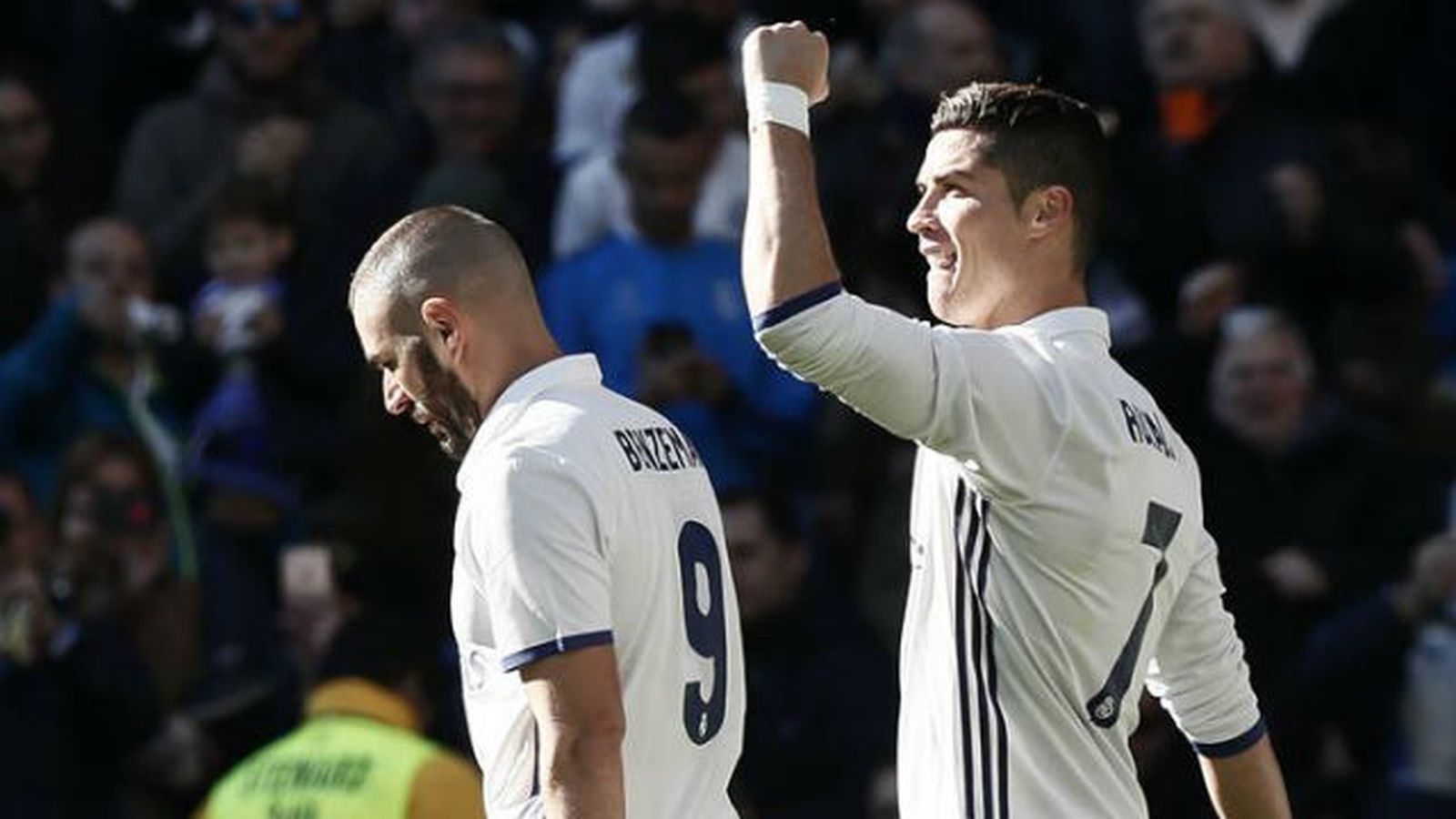 Benzema y Cristiano Ronaldo