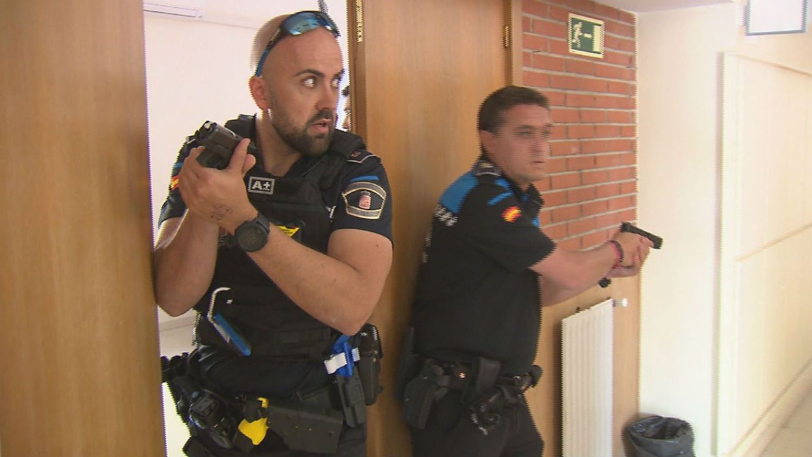 Así actúa la policía local en un simulacro de ataque terrorista
