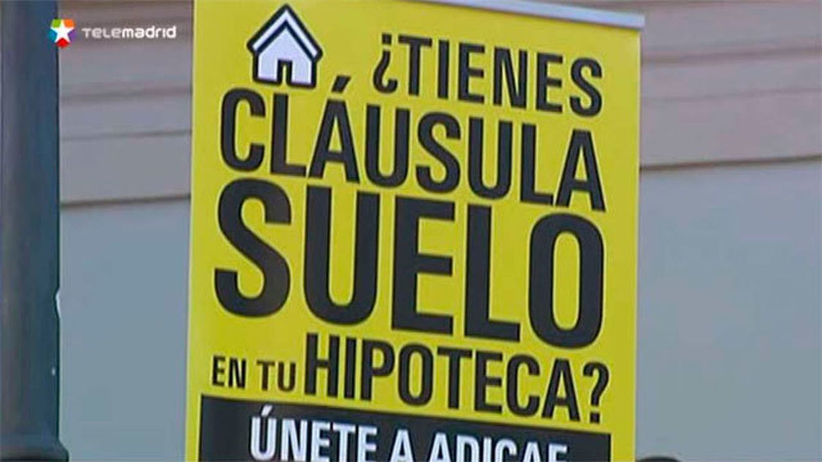 Anuncio para reclamar las cláusulas suelo bancarias