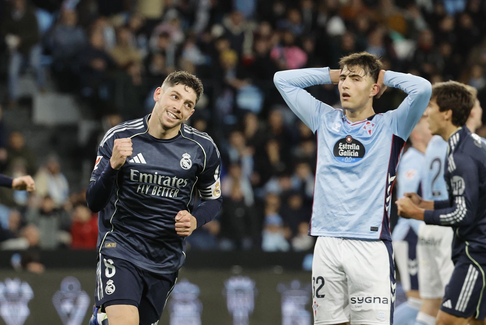 Fede Valverde ante el Celta