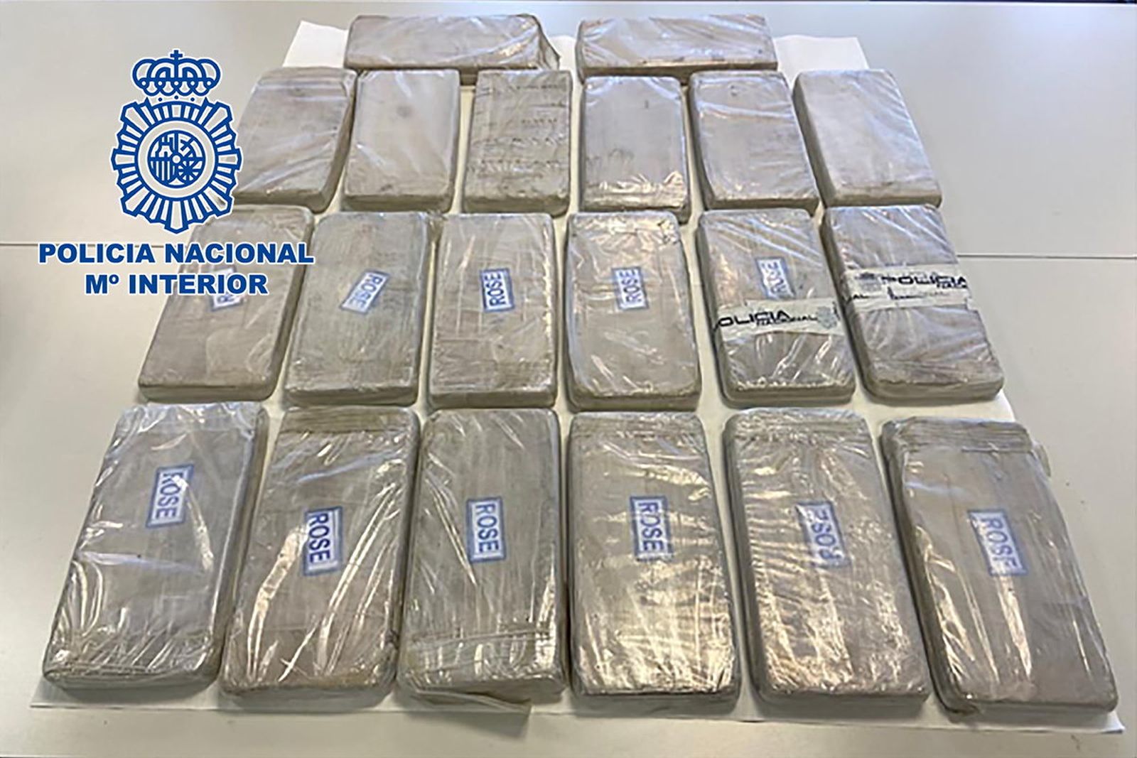 Droga incautada en la operación