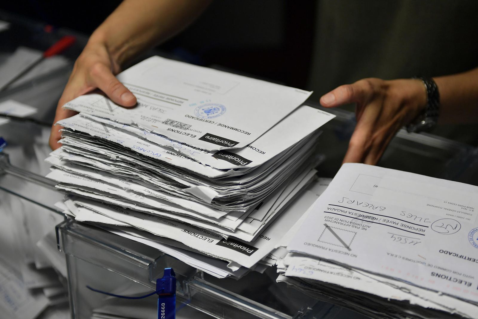 Recuento del voto exterior en el 23-J
