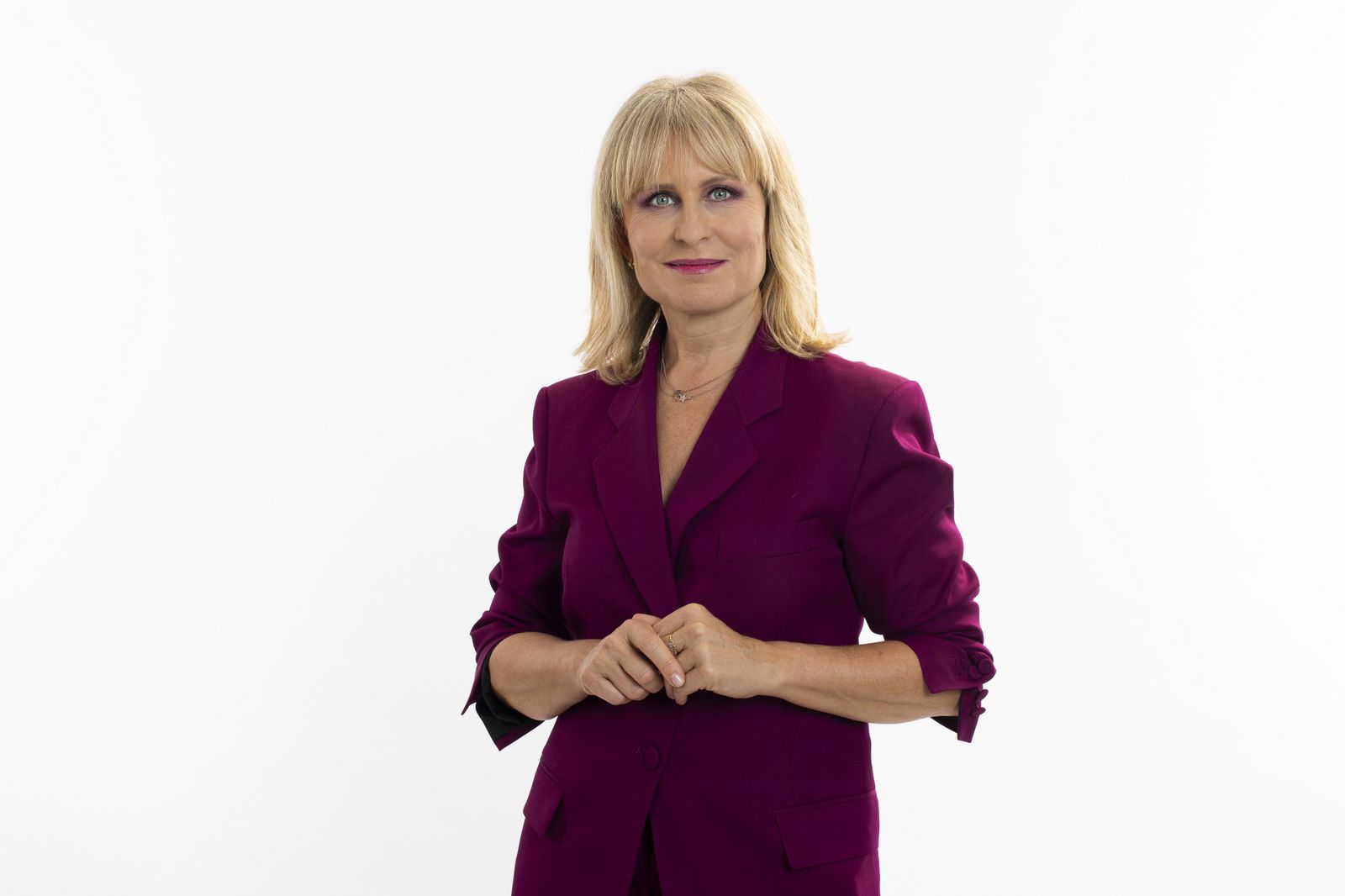 María Rey, presentadora de '120 Minutos'.