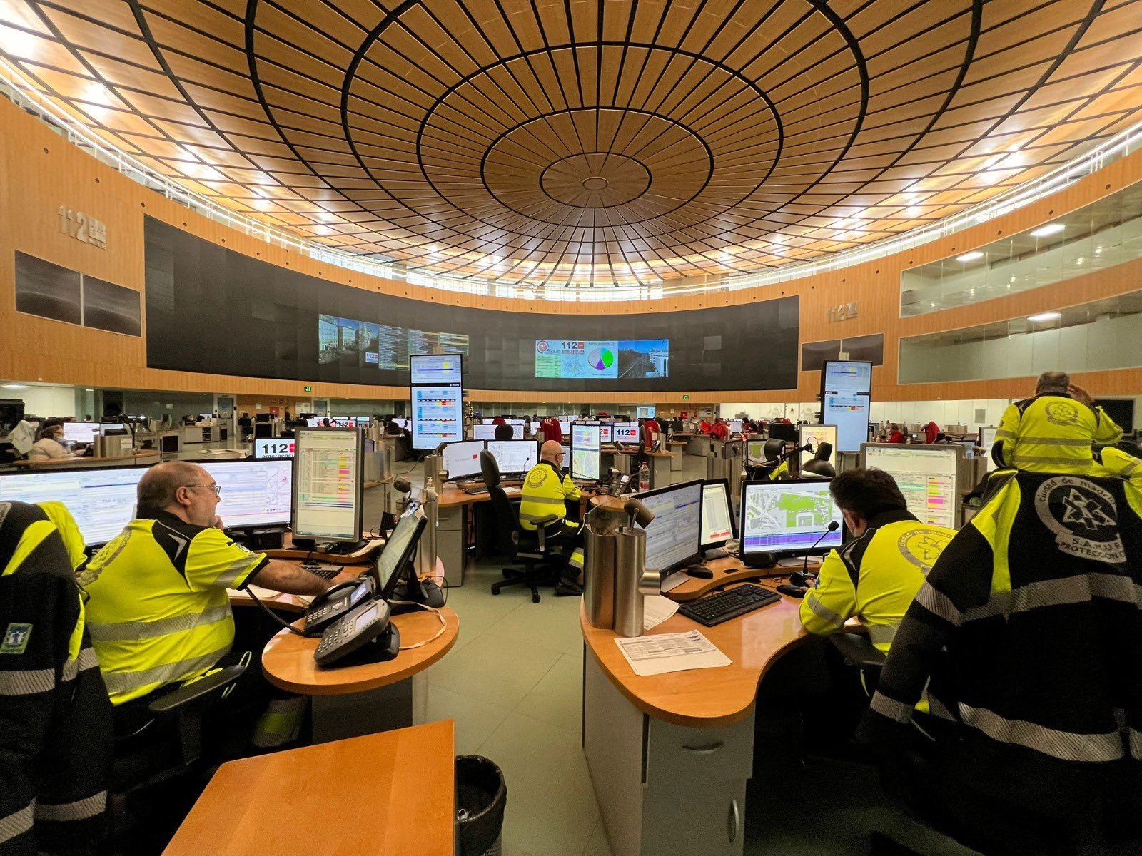 Centro de llamadas de Emergencias Madrid