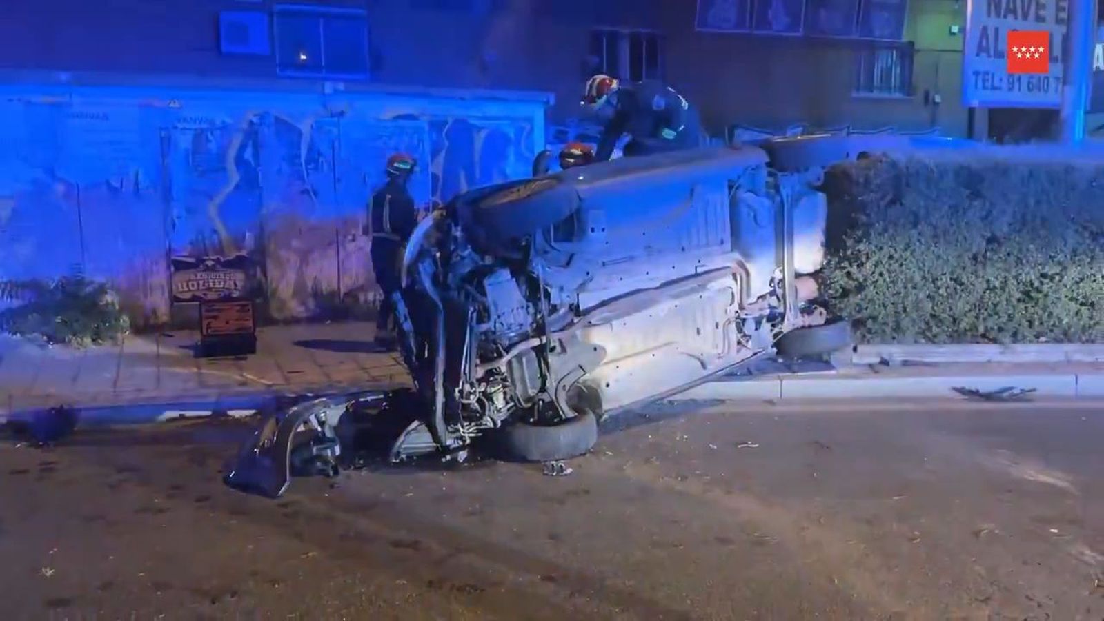 Una joven de 16 años muere en un accidente en Collado Villalba al salir despedida del vehículo