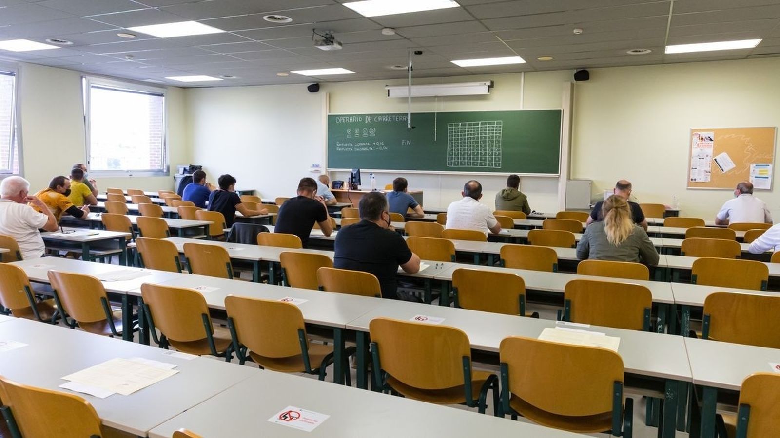 Examen de oposiciones de Empleo público