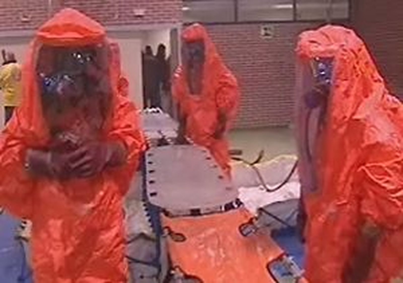 Simulacro de los bomberos