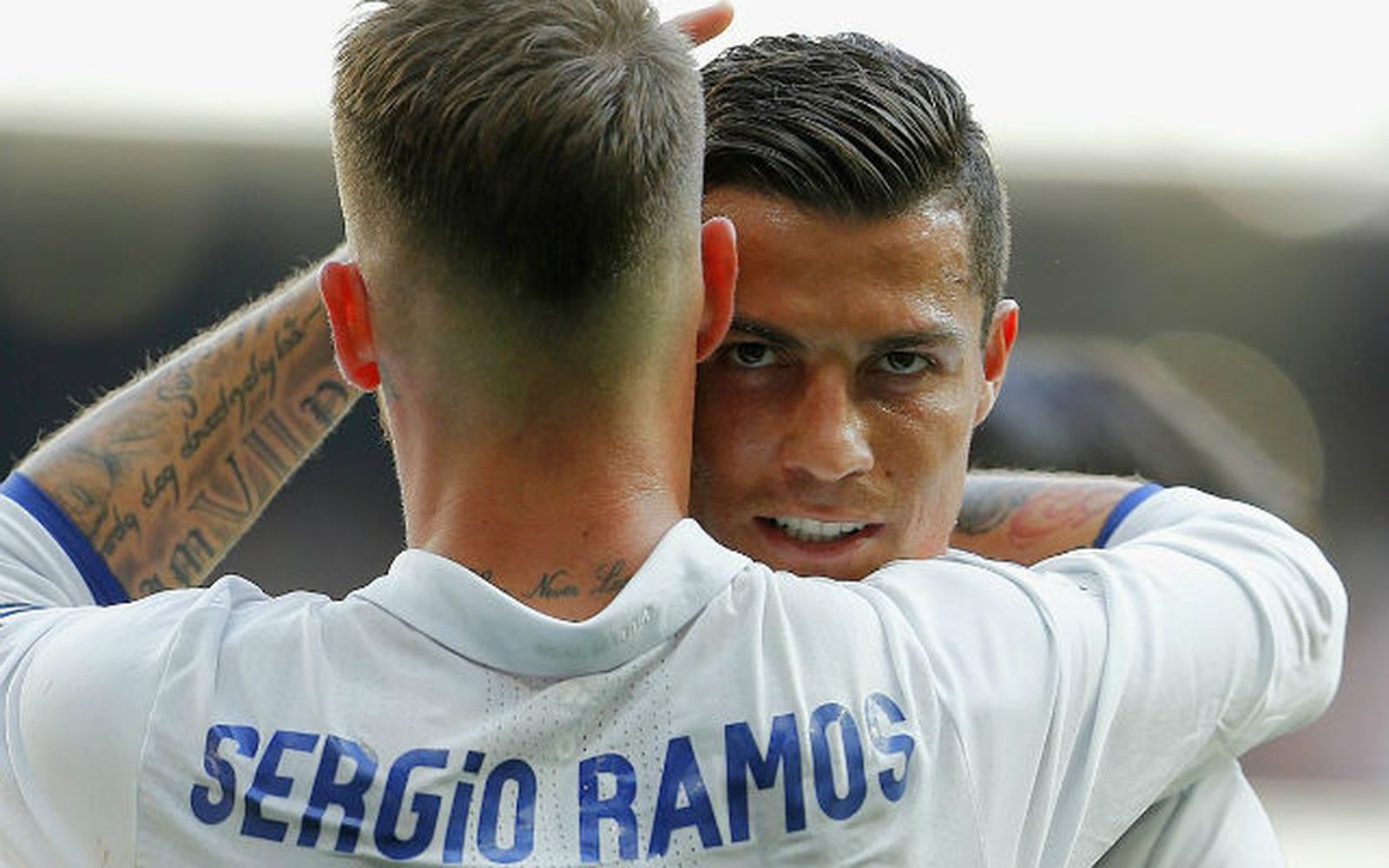 Sergio Ramos y Cristiano Ronaldo