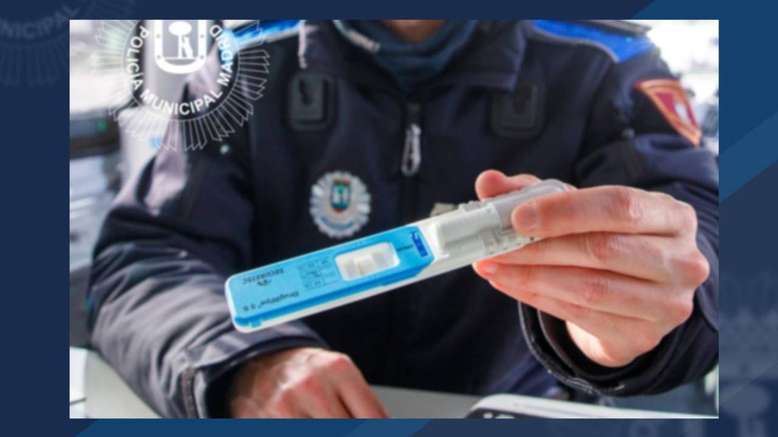 Control de drogas de la Policía Municipal de Madrid