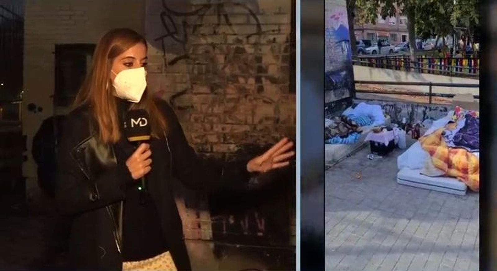 Vecinos reclaman al Ayuntamiento la limpieza de un asentamiento frente a un parque infantil