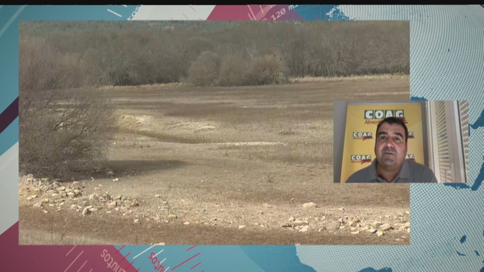 COAG pide al Gobierno que convoque la Mesa de la Sequía y "mejores infraestructuras para aprovechar el agua"