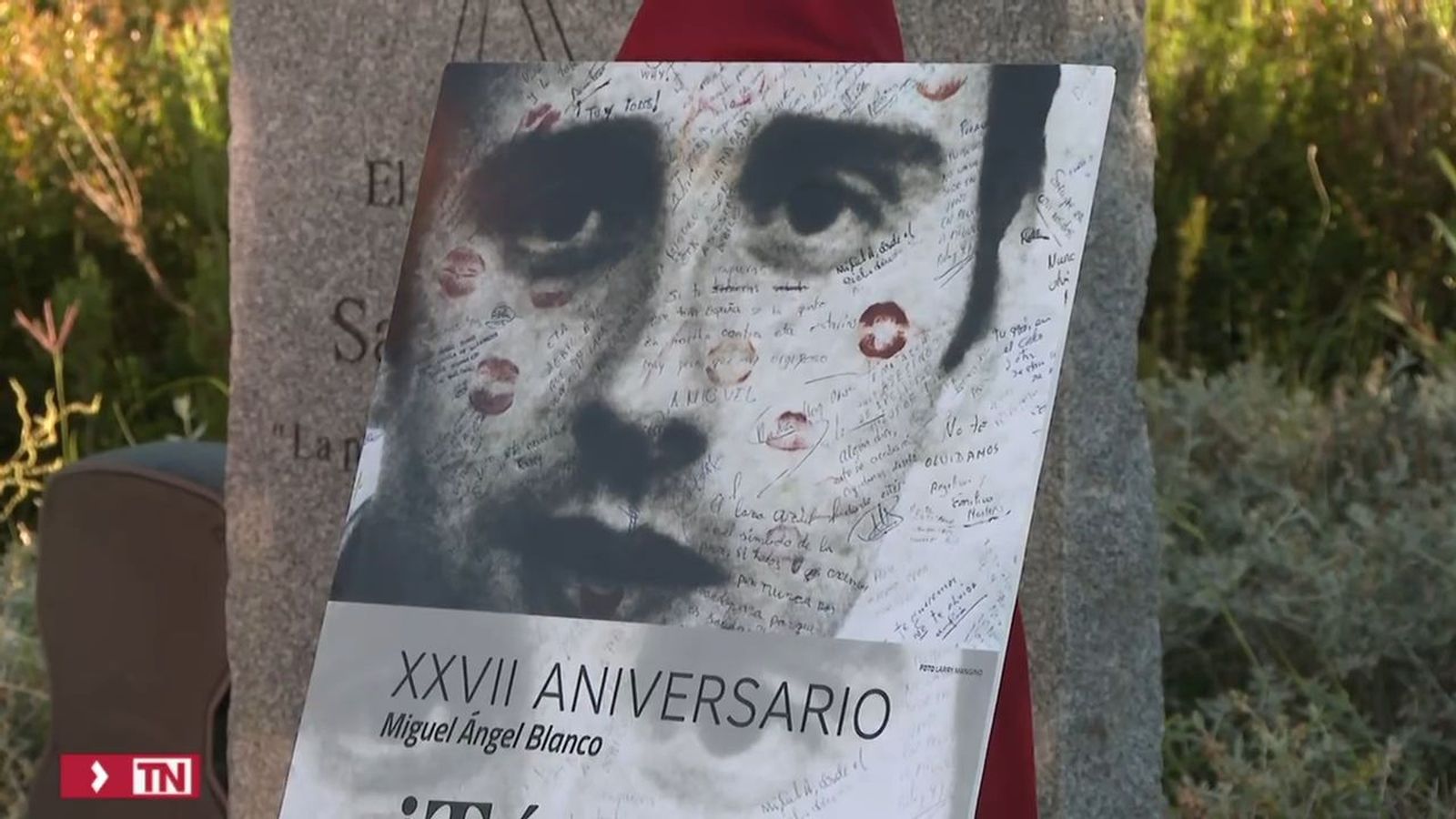 Homenaje a Miguel Ángel Blanco en Galapagar