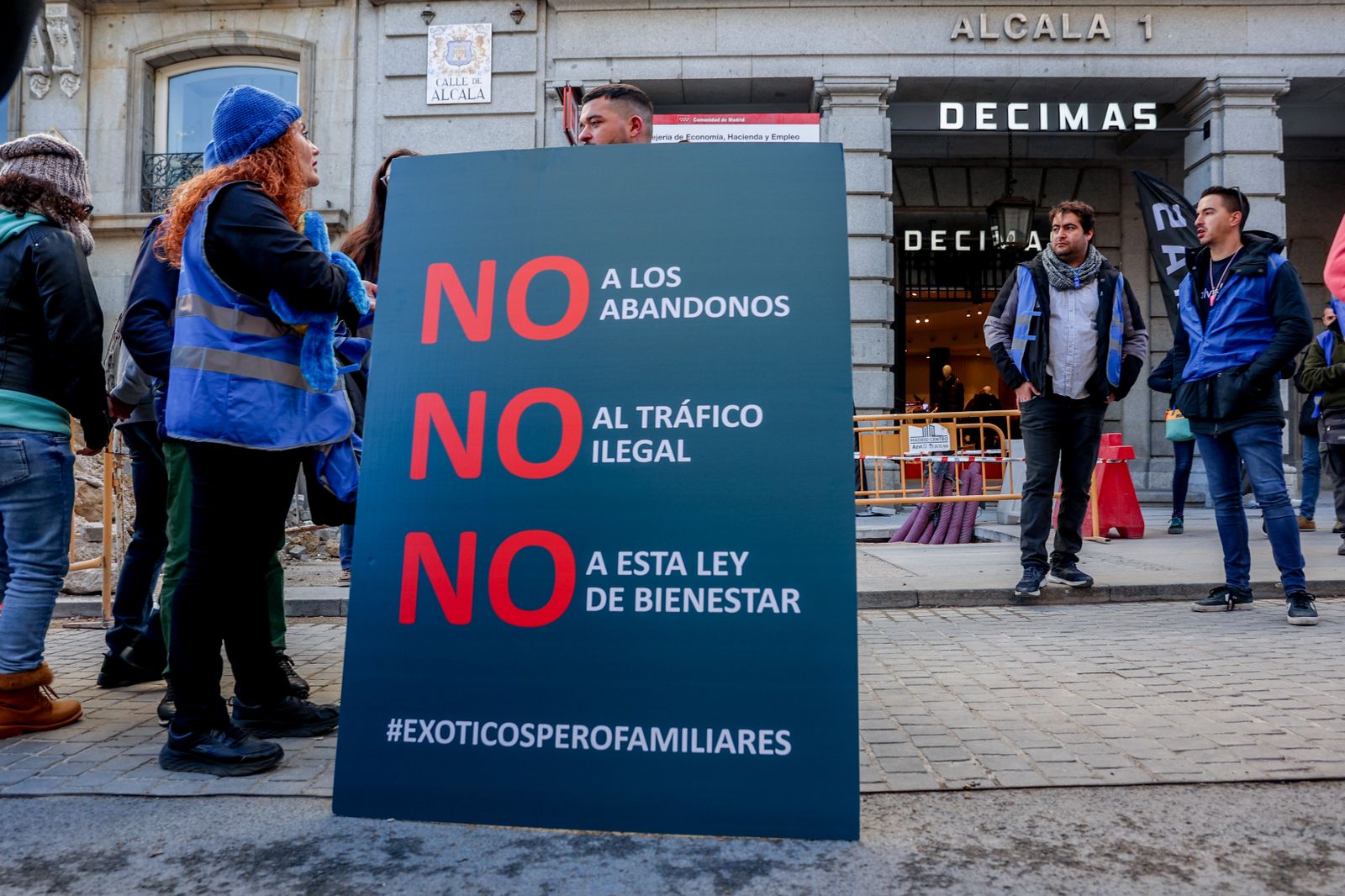 Protesta contra la Ley de Bienestar animal