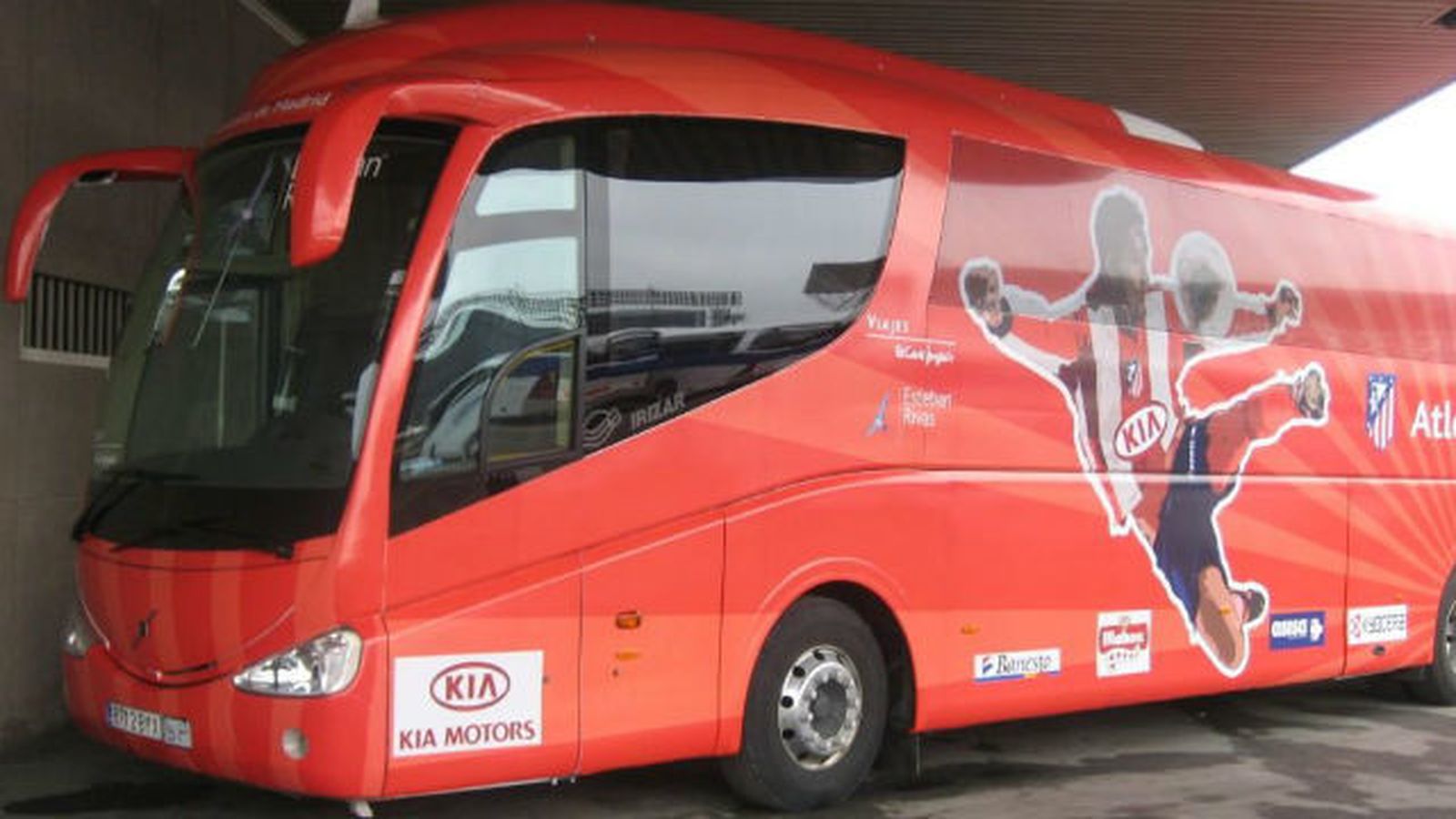Autocar del At. Madrid