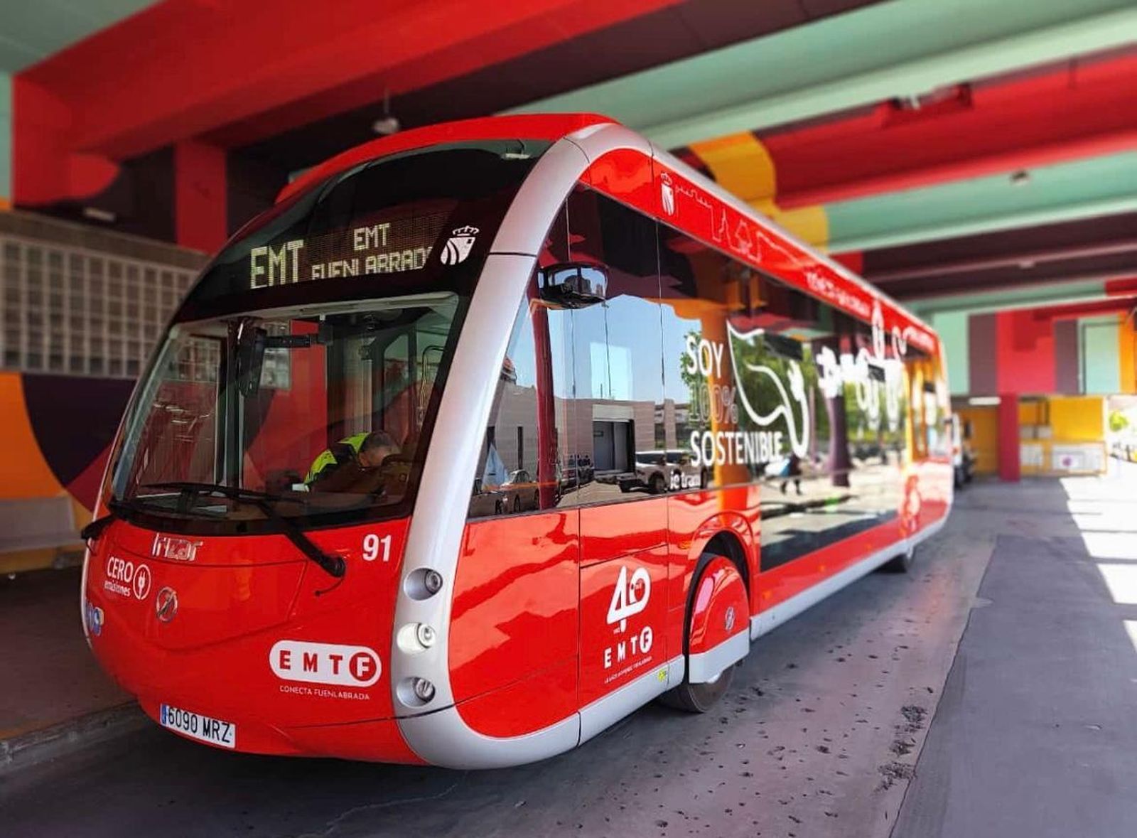 Autobús de la EMTF de Fuenlabrada