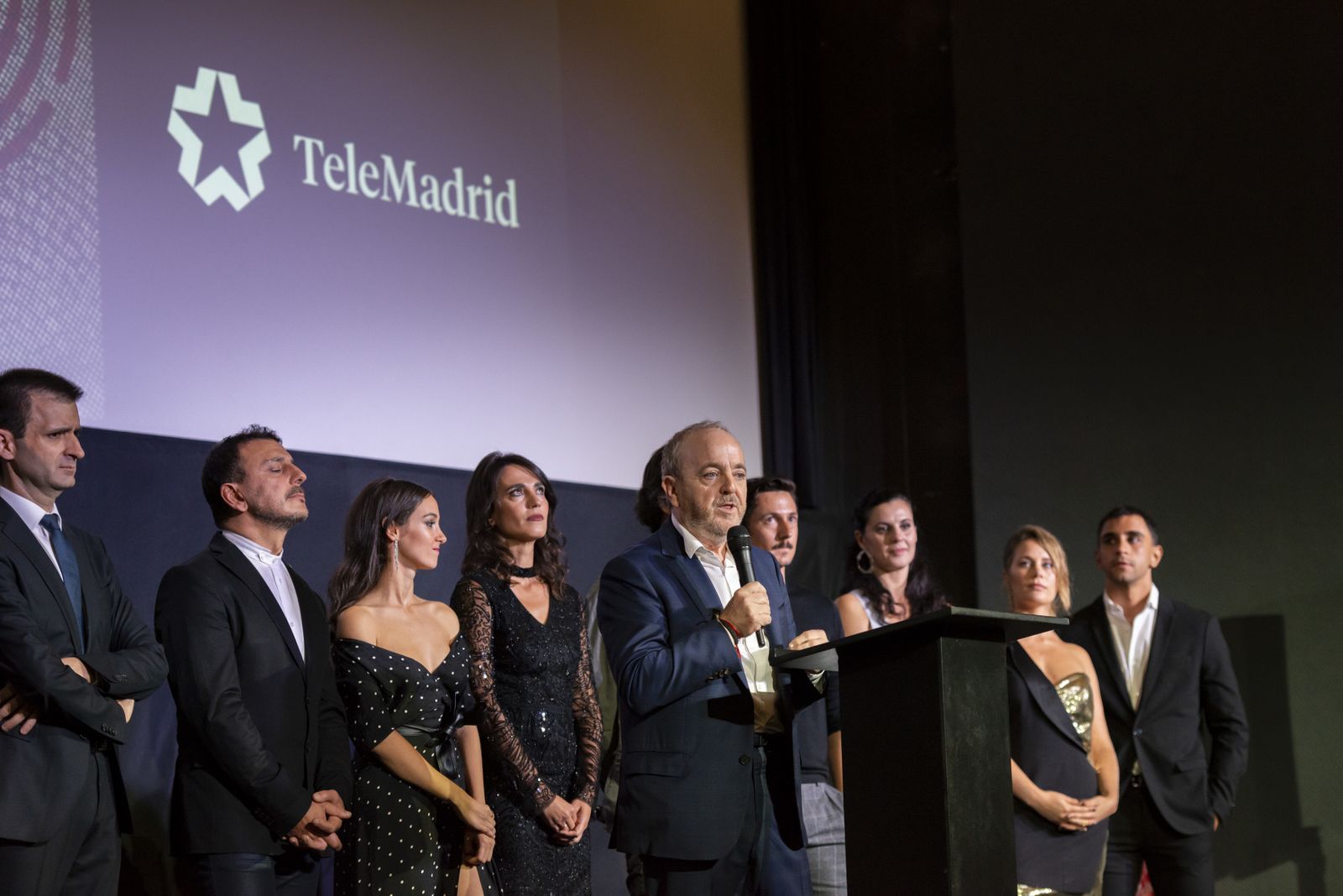 Premier de 'La víctima número ocho' en el Palacio de la Prensa