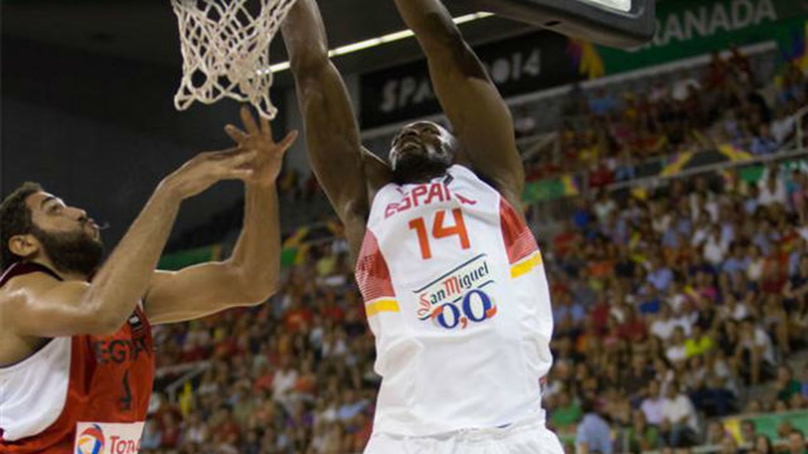 Serge Ibaka, jugador de la selección española