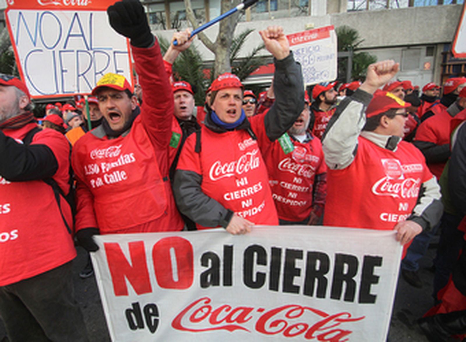 Trabajadores de Coca Cola