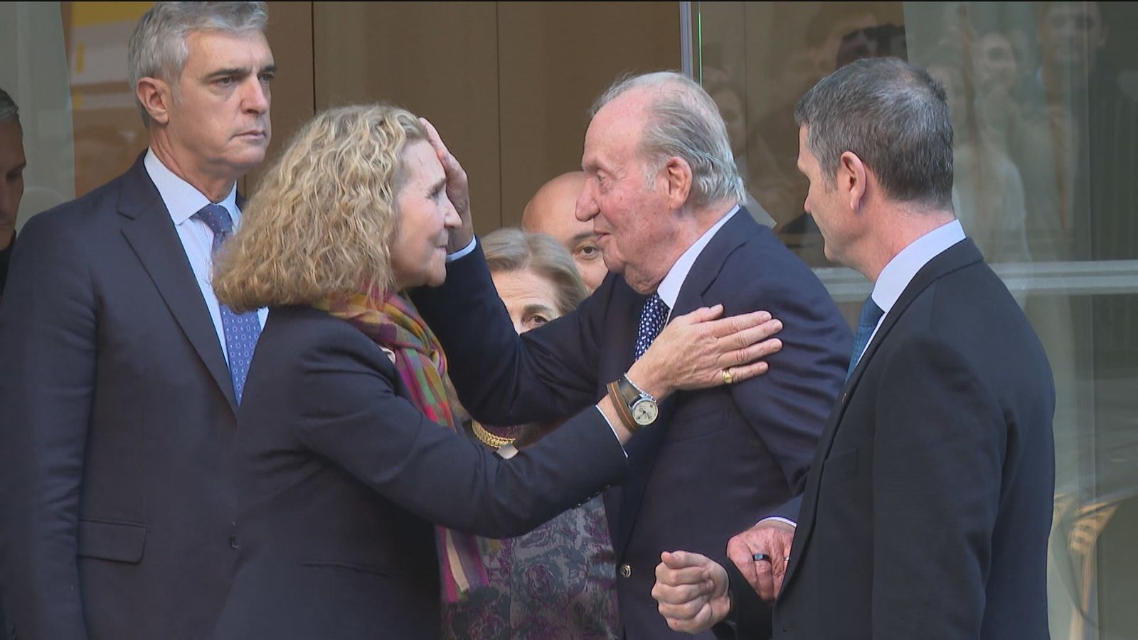 El cumpleaños de la Infanta Elena reúne en Madrid a  los Reyes, la Infanta Cristina y el Rey Emérito