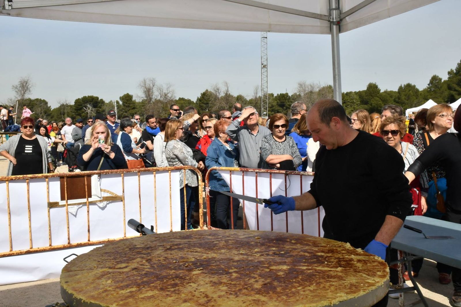 Una tortilla gigante