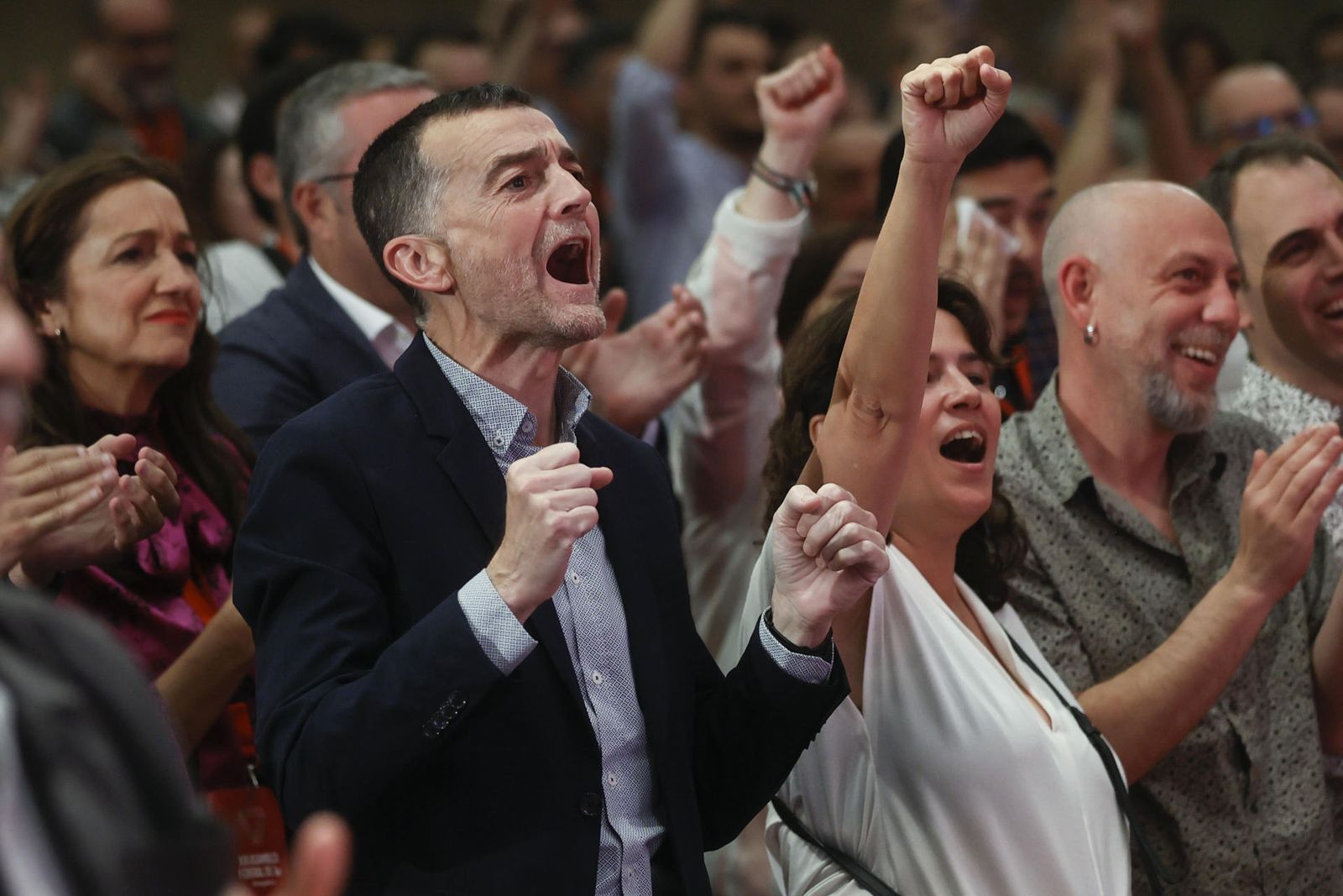 Antonio Maíllo, durante la Asamblea Federal de IU