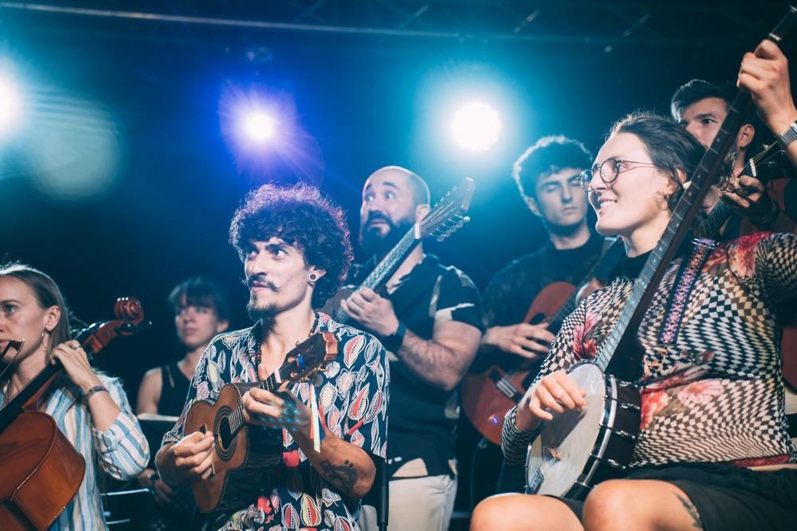 Miembros de la Orquesta Ethno Spain