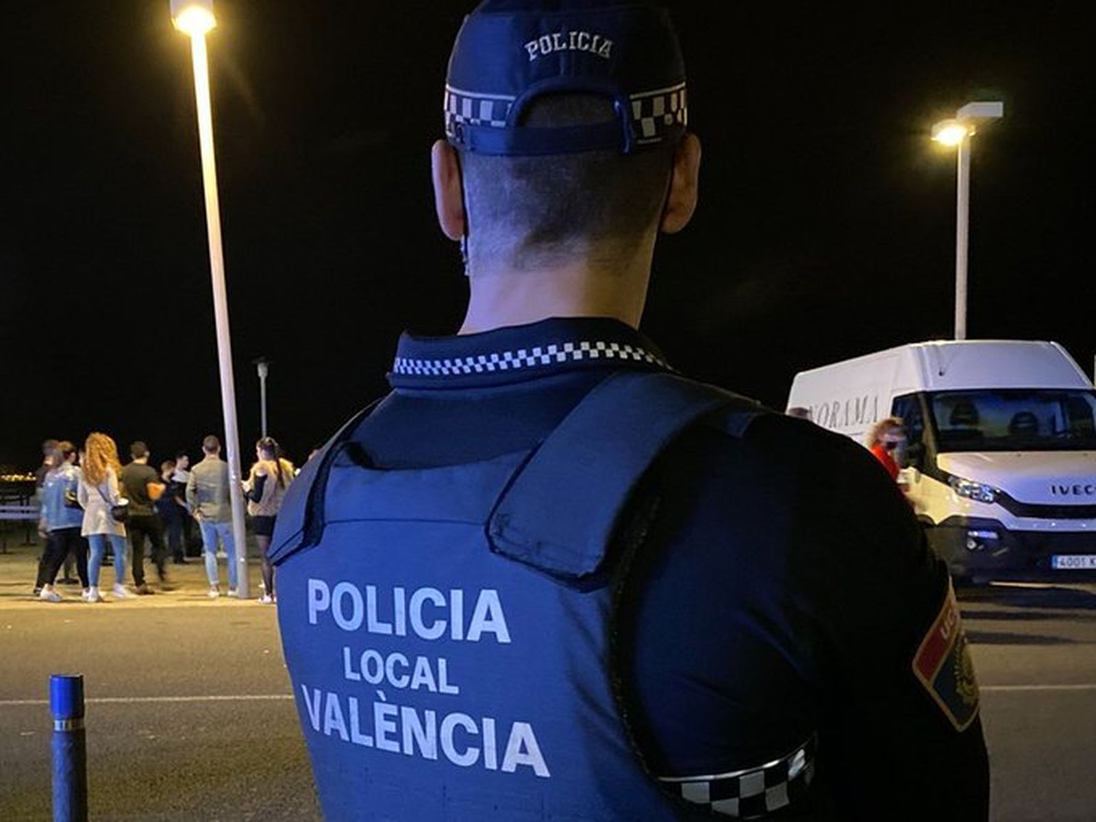 Un agente de la Policía Local de València