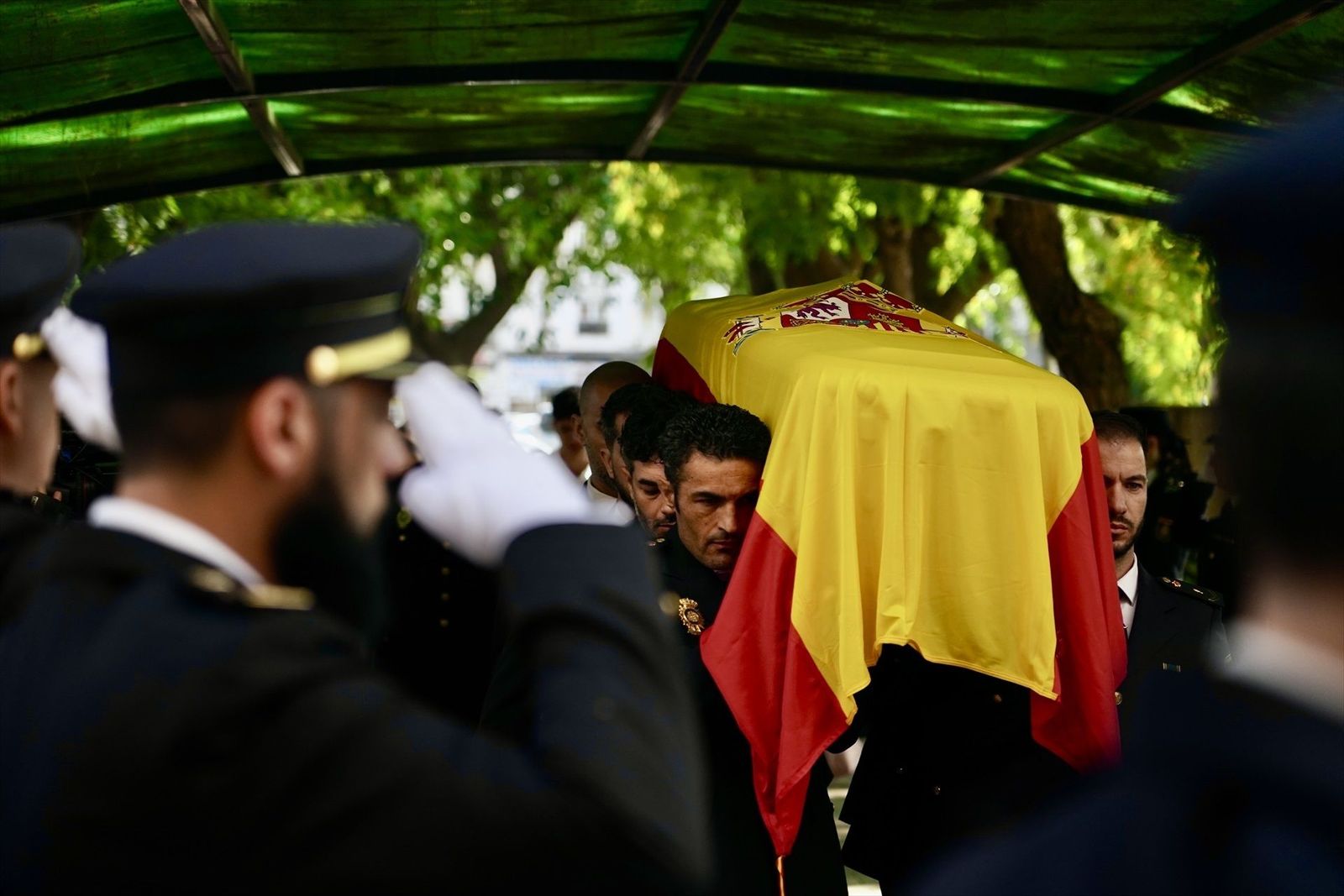 Málaga se despide del subinspector Antonio Ramos, fallecido tras chocar con su coche con unos atracadores