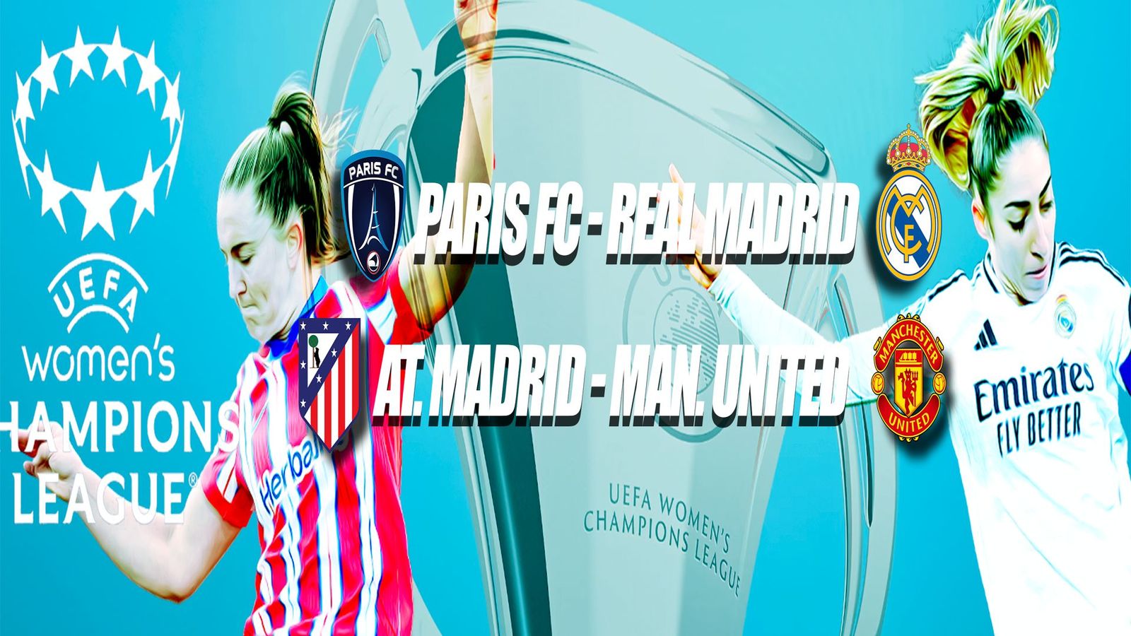 París FC-Real Madrid y Atlético-Manchester United, en el 'playoff' de la Champions Femenina