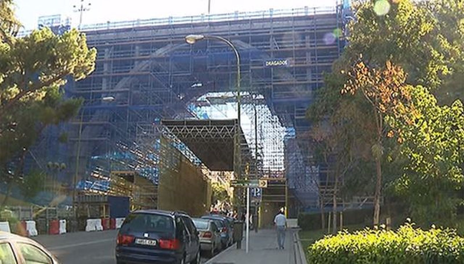 El Viaducto de Bailén en obras