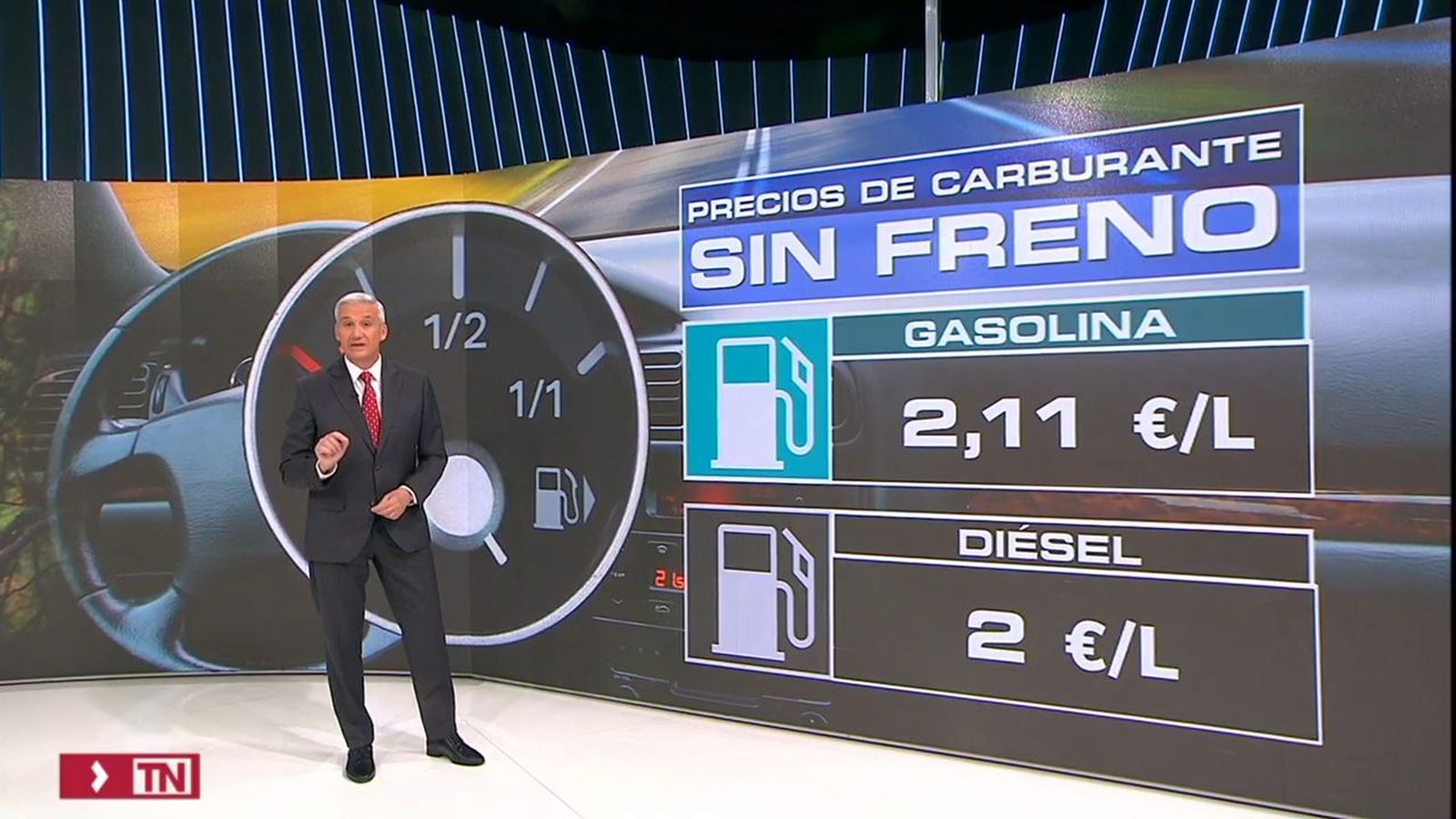 Sube el precio de la gasolina