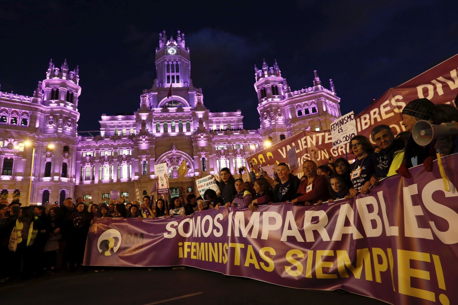 El 8-M, con el Ayuntamiento de Madrid como testigo