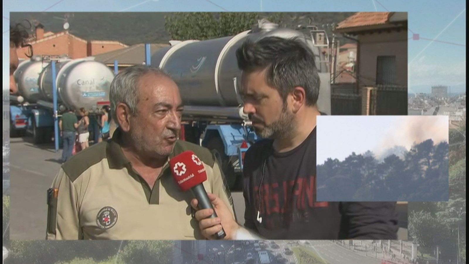 La desesperación por el incendio en Cadalso: "Cuando vi que el fuego entraba en la peña, lloré"