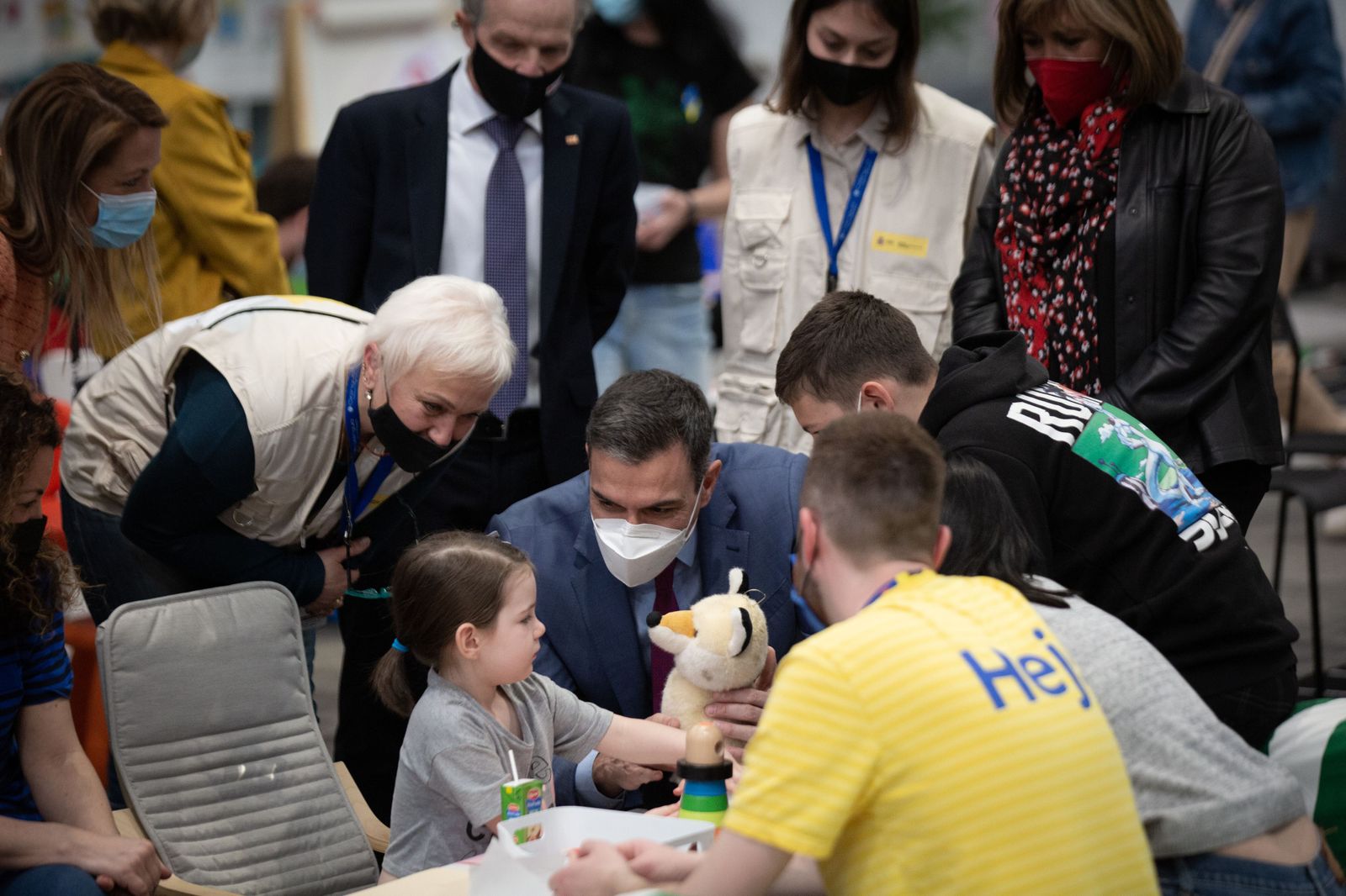 Sánchez cifra en 110.000 los refugiados ucranianos acogidos por España desde el inicio de la guerra