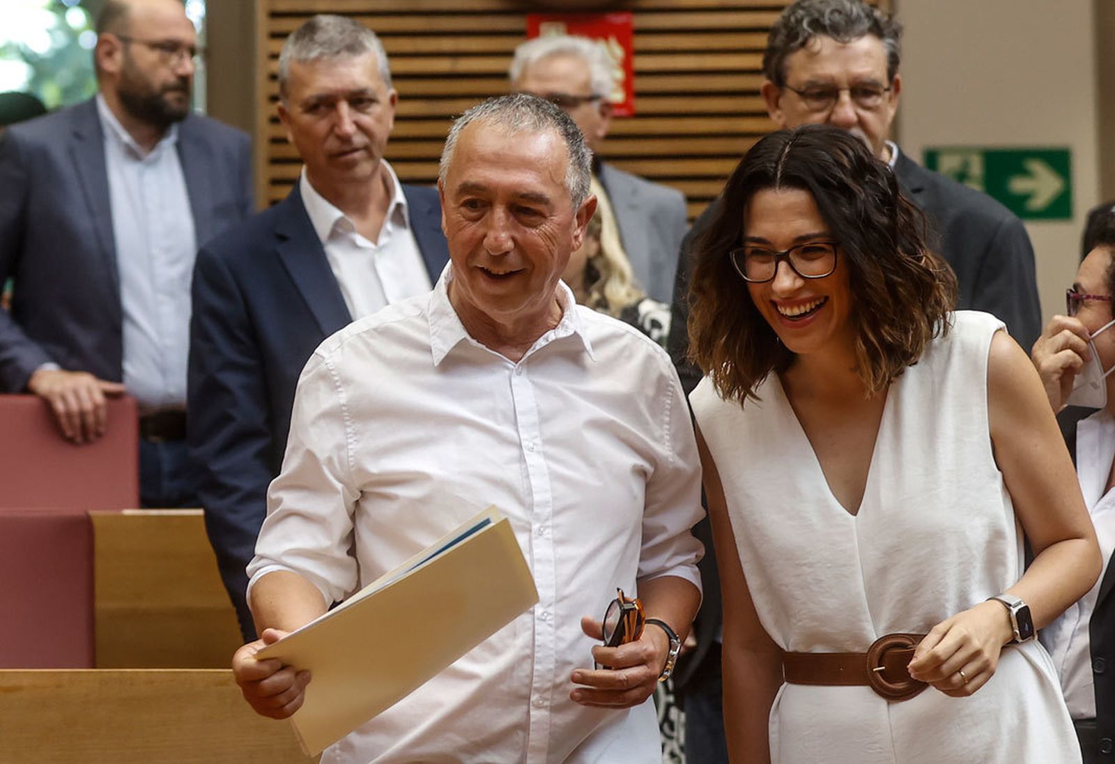 Joan Baldoví y Aitana Mas