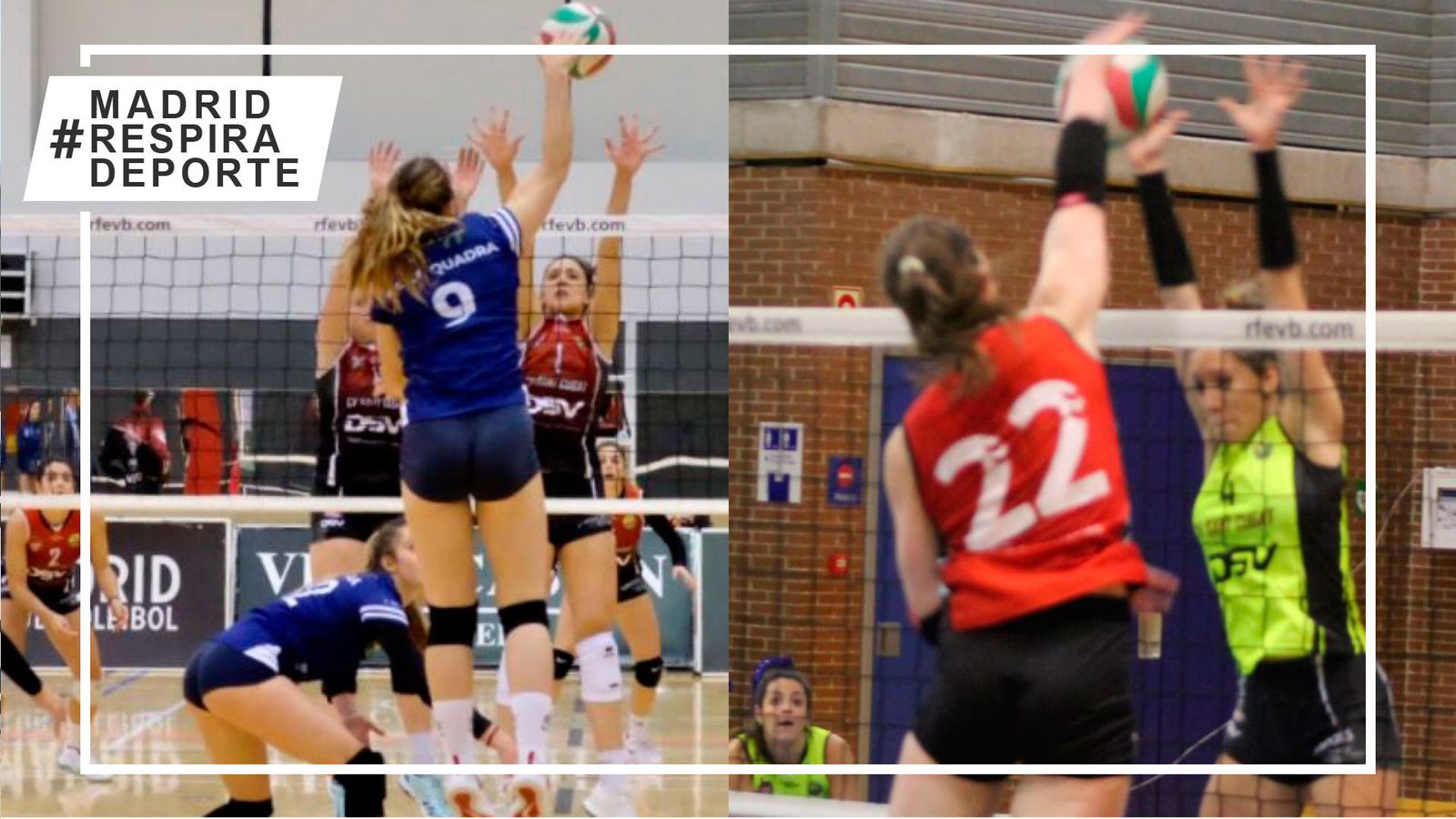 Voleibol Alcobendas y Voleibol  Madrid Chamberí