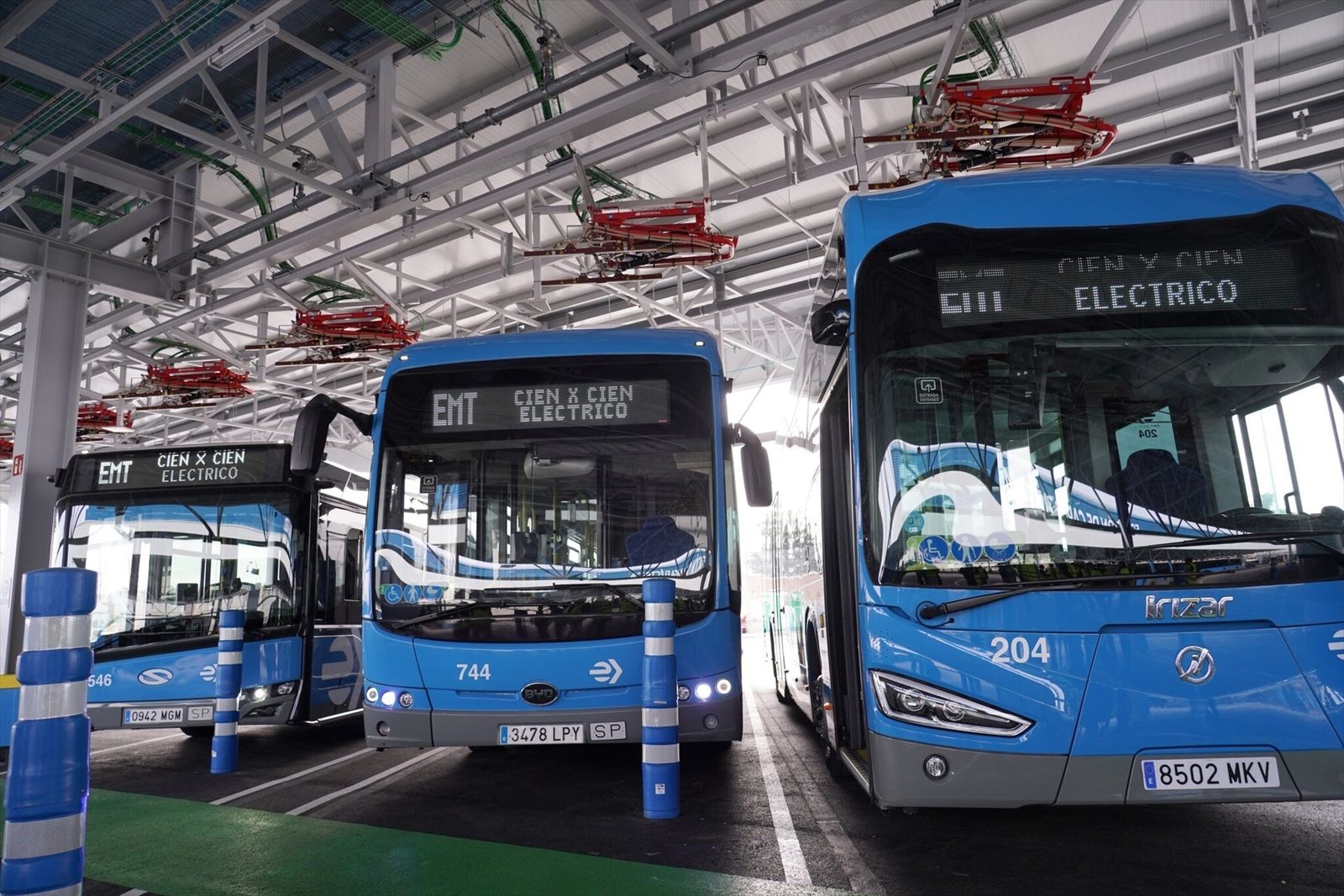 Flota de autobuses eléctricos de EMT Madrid