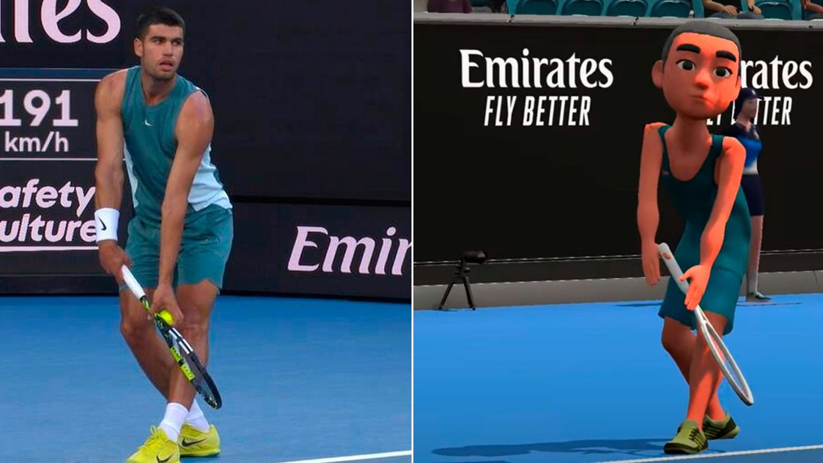 Los muñecos del Abierto de Australia