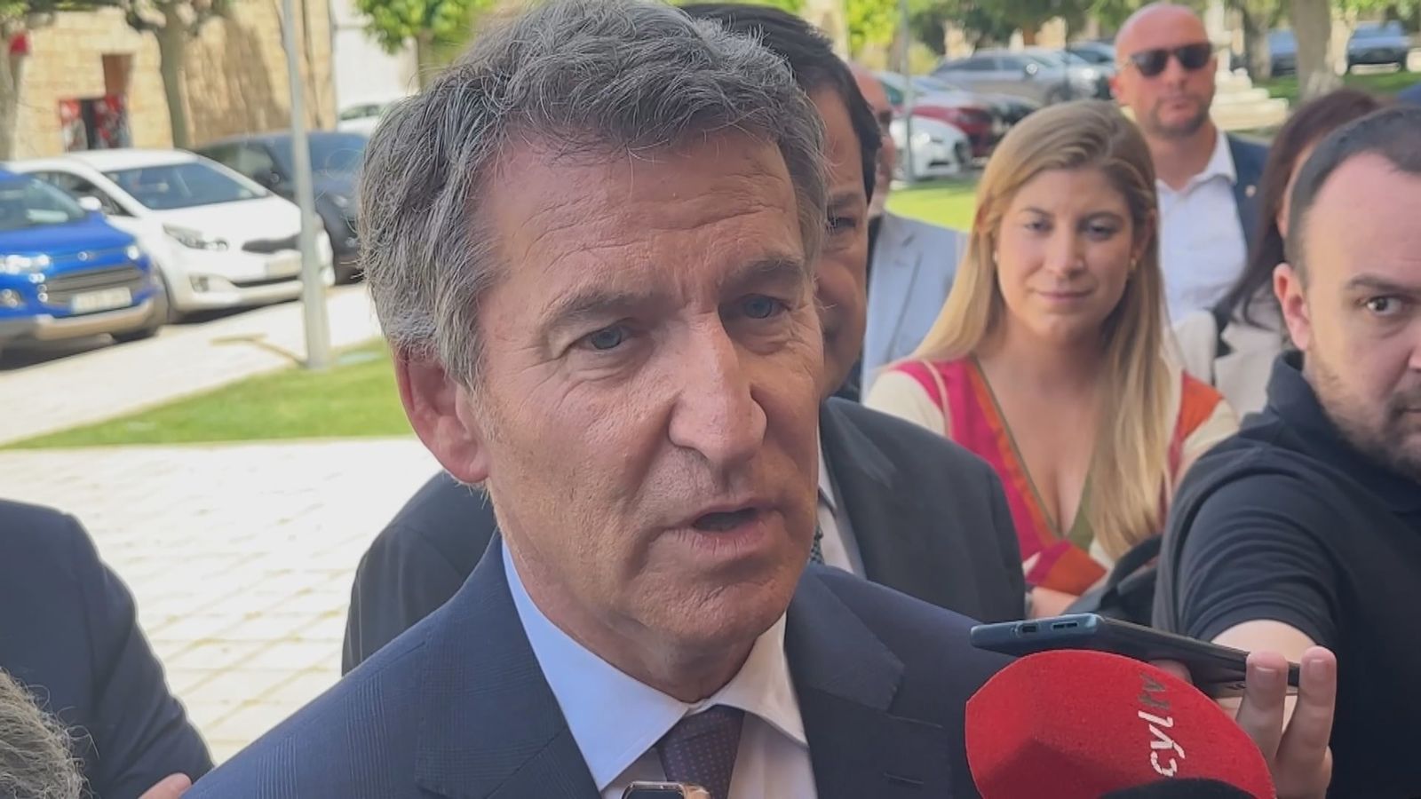 Alberto Núñez Feijóo, presidente del PP