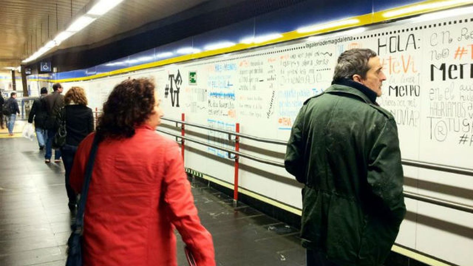 Mural de la estación del metro de Legazpi
