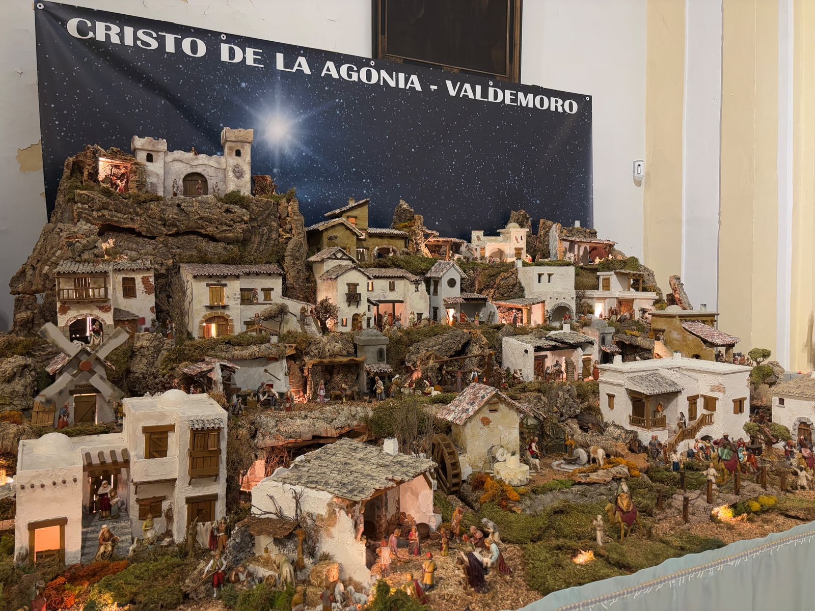 Belén de la Cofradía del Cristo de la Agonía de Valdemoro