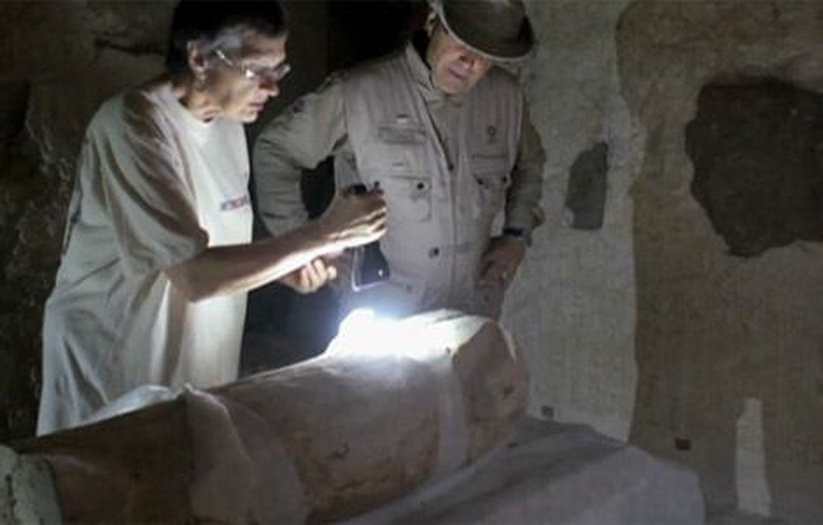 Los restos de la dinastía XVII del antiguo Egipto